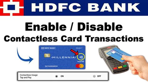 disabling contactless payment on debit cards hdfc|hdfc bank contactless credit card.